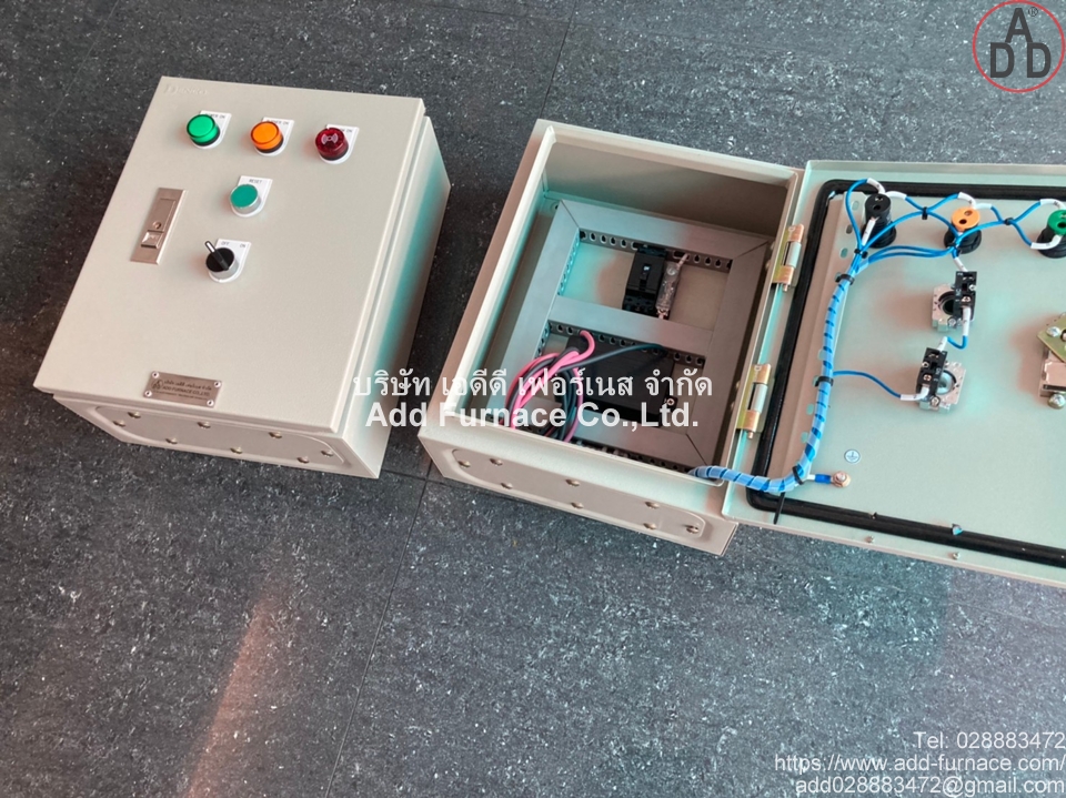 ตู้ควบคุมสำหรับหัวเตาอินฟาเรด หรือเตาแก๊สต่อหัว,Burner Control Power Control Panel (2)